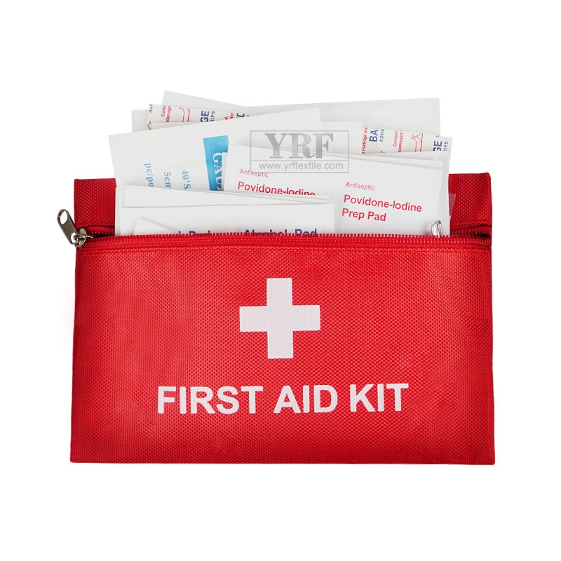 Custom Cloth Storage Bag 20*14cm Travel Survival First Aid Emergency Kit Small Bag for Medical Sports Office Mini Home First Aid Kit