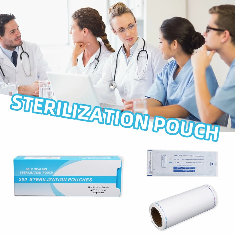 Medical Consumable Dental Sterile Packaging Bag Hospital Self Sealing Sterilization Pouch