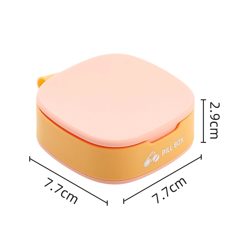 Small Travel Pill Container Pill Holder Compact Medicine Organizer Portable Vitamin Case Weekly Medicine Case