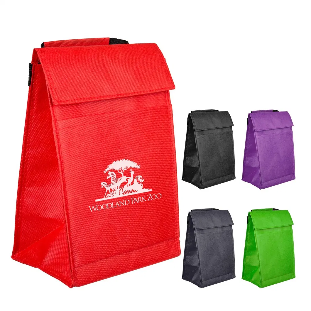 Wholesale Insulated Non Woven Grocery Tote Bags School Lunch Cooler Bag