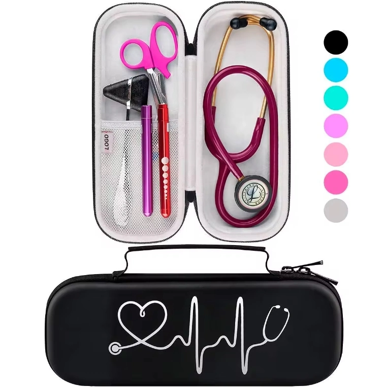 Professional Factory Custom Printing Medical Carrying EVA Case for 3m Littmann Stethoscope Travel Bags for Doctor Nurses Student