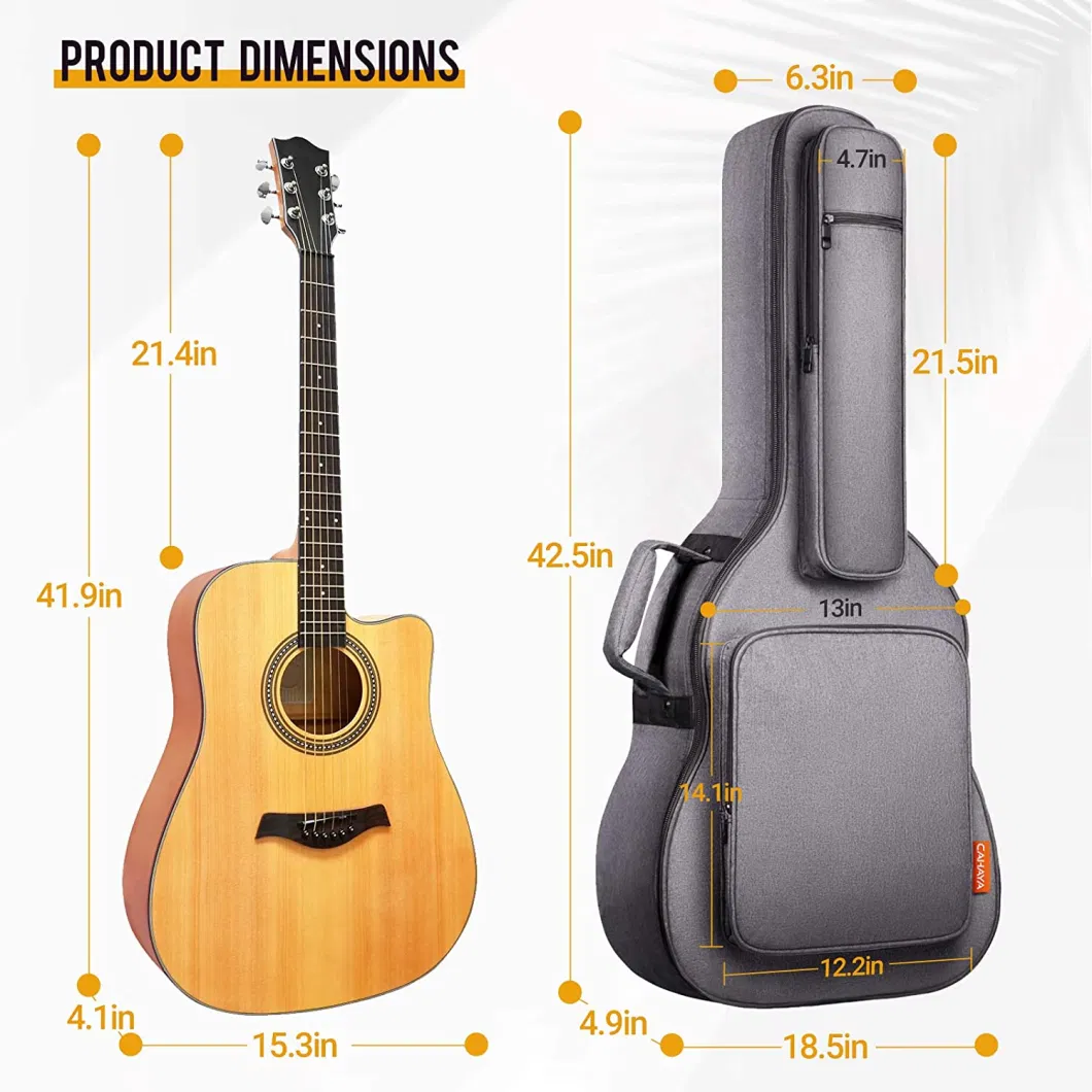 Musical Equipment Backpack Shoulders Bag Acoustic Guitar Padded Gig Bag Nylon Shockproof Violin&#160; Case