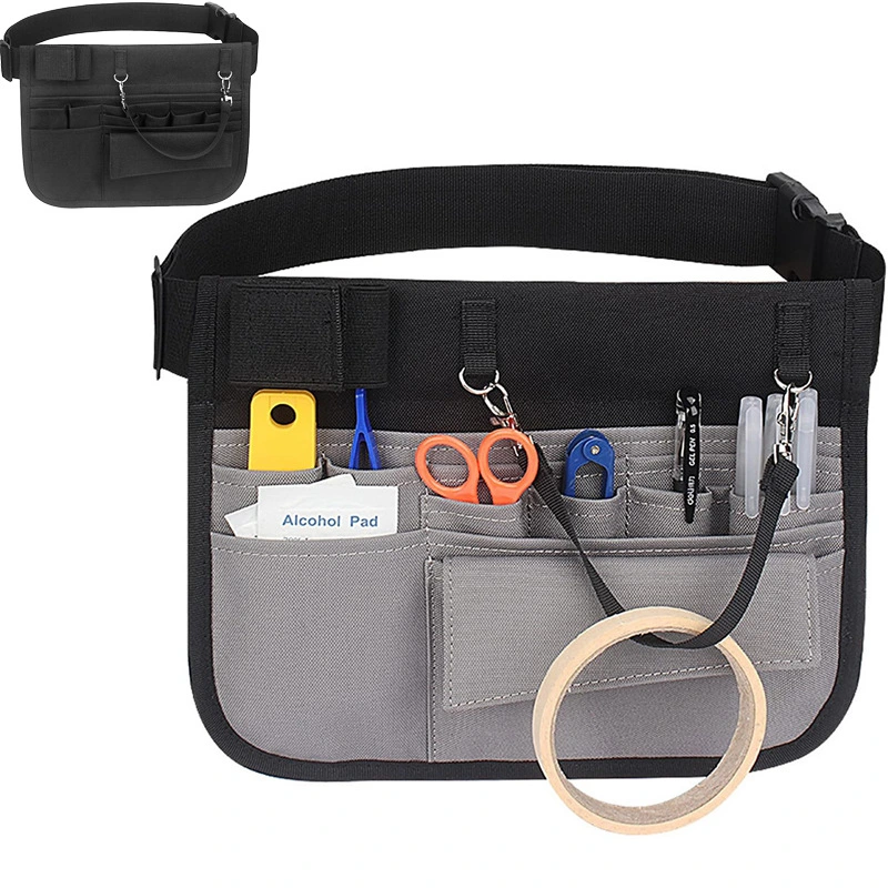 Portable Black Medical Tool Storage Bag for Doctors and Nurses