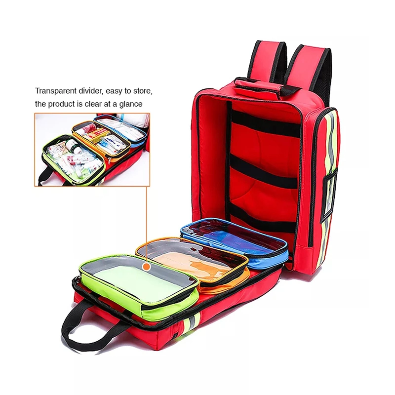 Emergency Rescue Ambulance Nurses First Aid Bag Medic Module Medical Backpack for Doctor