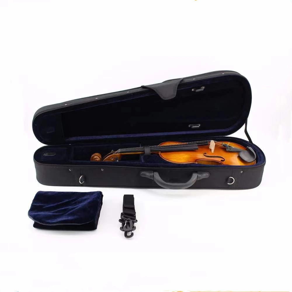 4/4 Shaped Light Weight Violin Case with Adjustable Backpack Straps