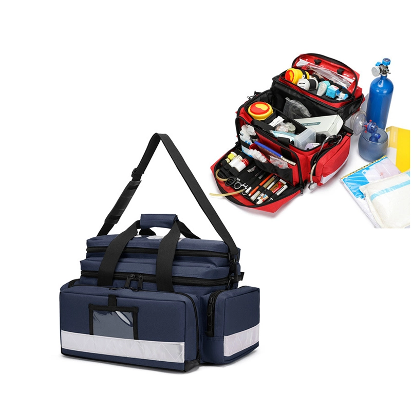 Professional Ambulance Team Special Configuration Bag Large-Capacity Medical Bag Ambulance First Aid Kit Bag