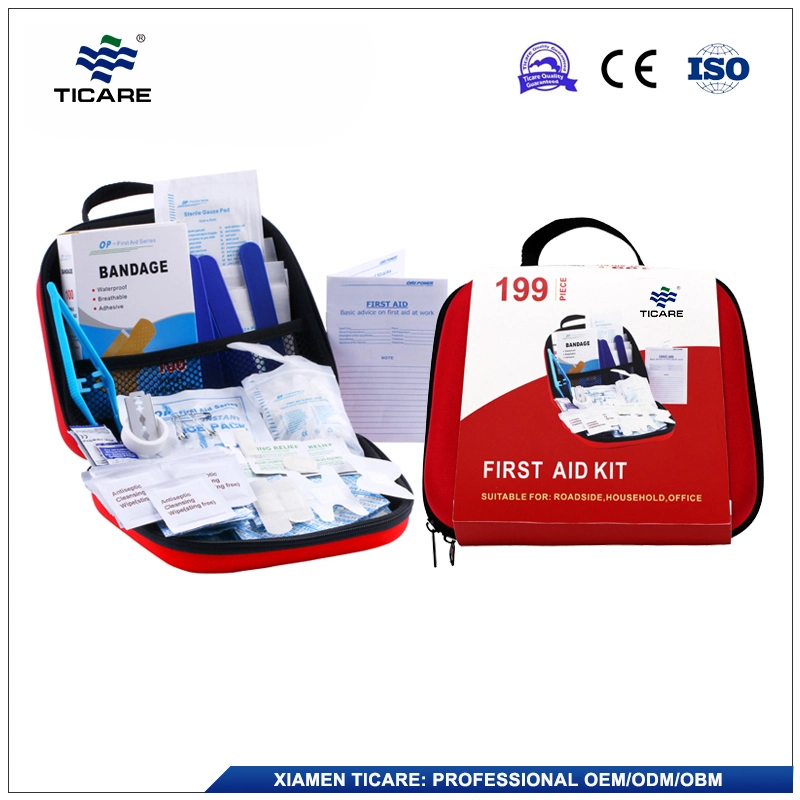 CE ISO Approved Waterproof EVA Wilderness Outdoor First Aid Kit