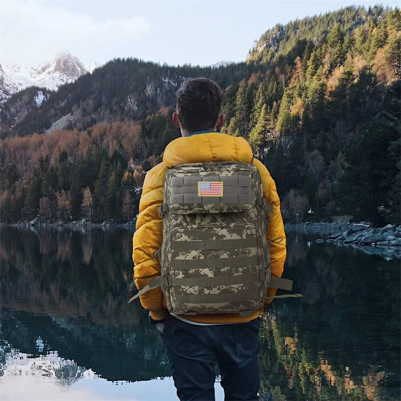 Earthquake Disaster Practical Camouflage Militia Backpack Comfort Durability Emergency Medical Services Reliable Lightweight Backpacks Breathable Support System