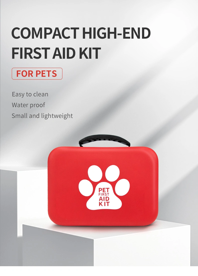 EVA Dog Pets First Aid Kit Bag Medical Emergency First with Staple Suppliers