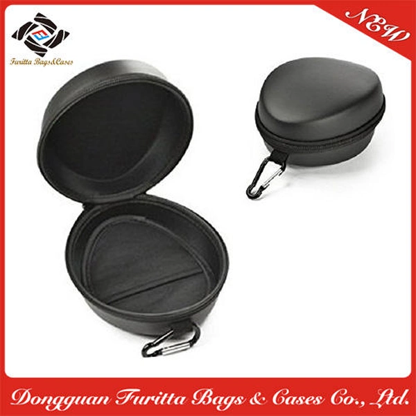 Classic Famous Design Oval PU Leather EVA Headphone Case (FRT2-354)