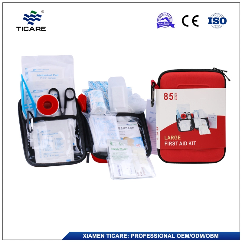 Outdoor Camping Sports Hiking Portable EVA Material First Aid Kit Bag