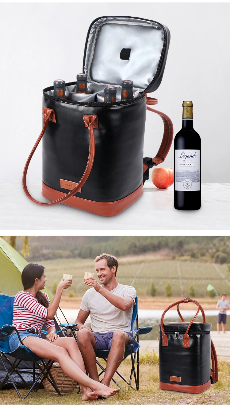 Personalized Insulated Wine Carrier Bag