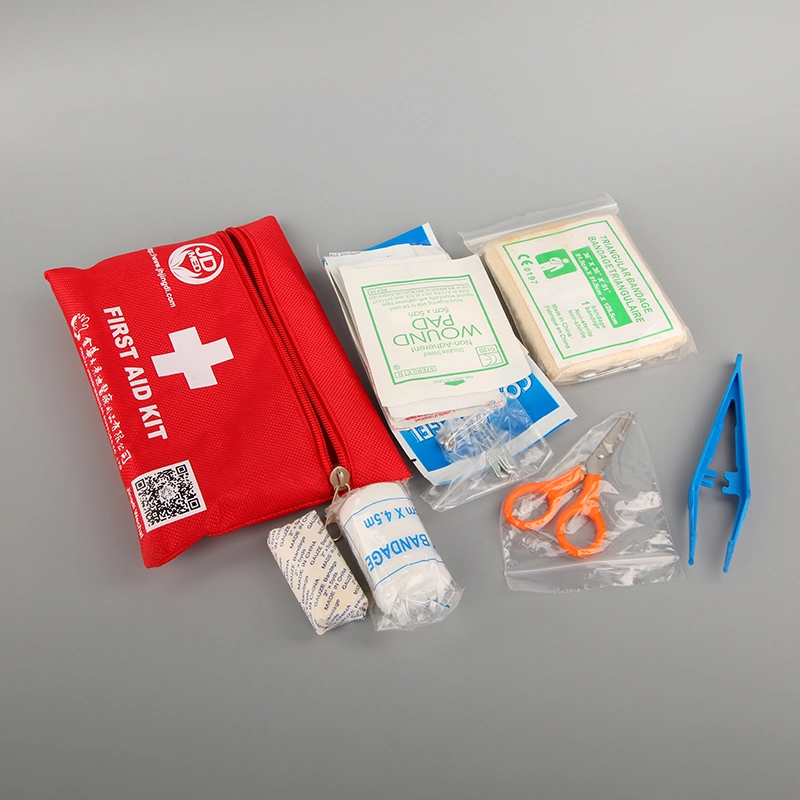 First Aid Kit, 100 Piece - Small First Aid Kit for Camping, Hiking, Backpacking, Travel, Vehicle, Outdoors