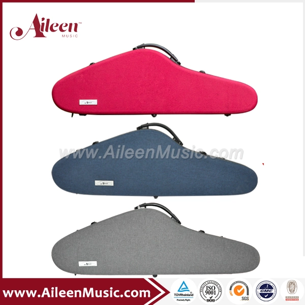 Aileen Reinforced Plastic Fiber Triangle Professional Violin Case (CSV-F28)