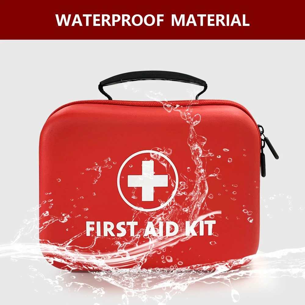 Wholesale Portable Carrying 200 Piece Waterproof First Aid Kit Bag with Logo