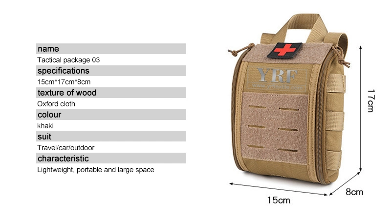 Factory Stock Government Agencies EVA First Aid Kit Outdoor Rescue Medical Supplies Backpack Nylon 36 Hours Survival Emergency Kit