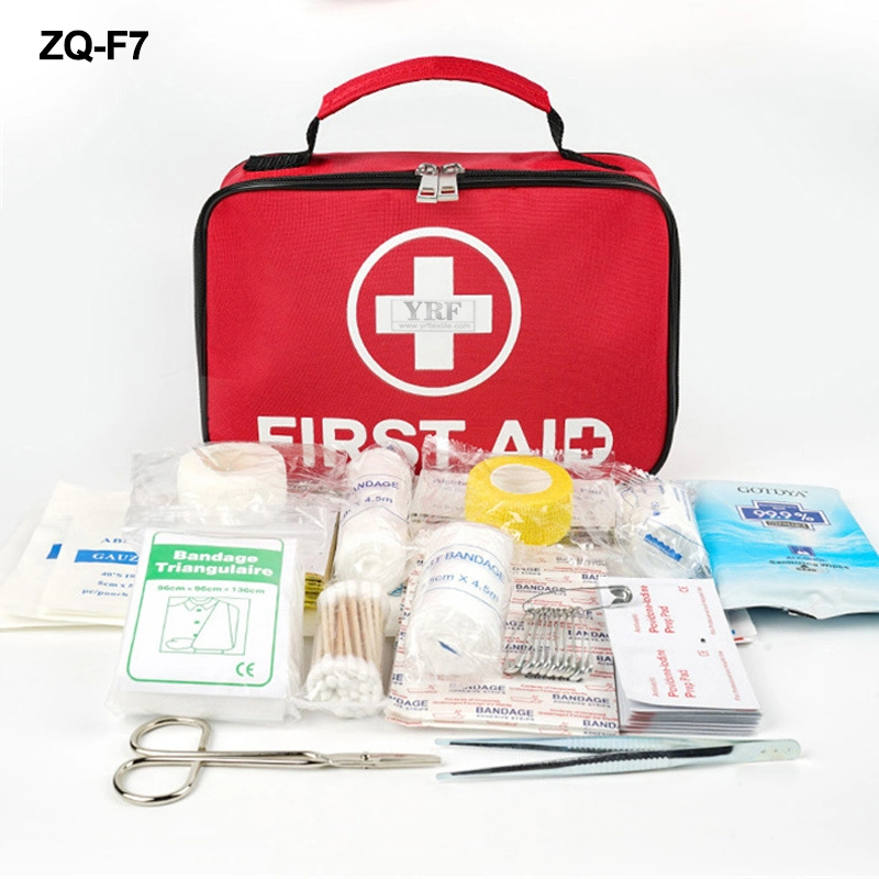 Medical First-Aid Red Bag Oxford Cloth First Aid Kit Waterproof Bags Pouch Ice Pack for Nurse Hospitals Clinics Sos Ambulance Bag