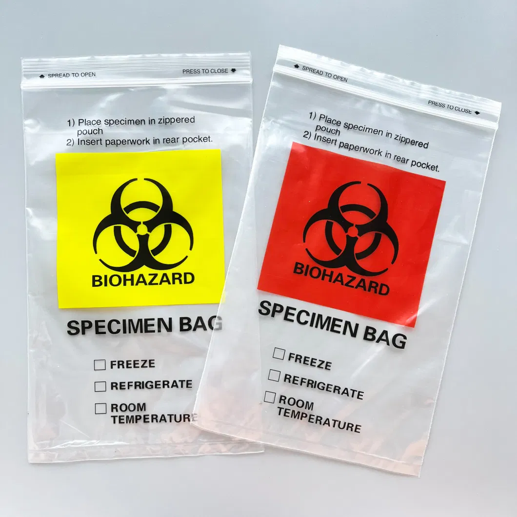 3walls Medical Specimen Transport Biohazard Packaging Bag