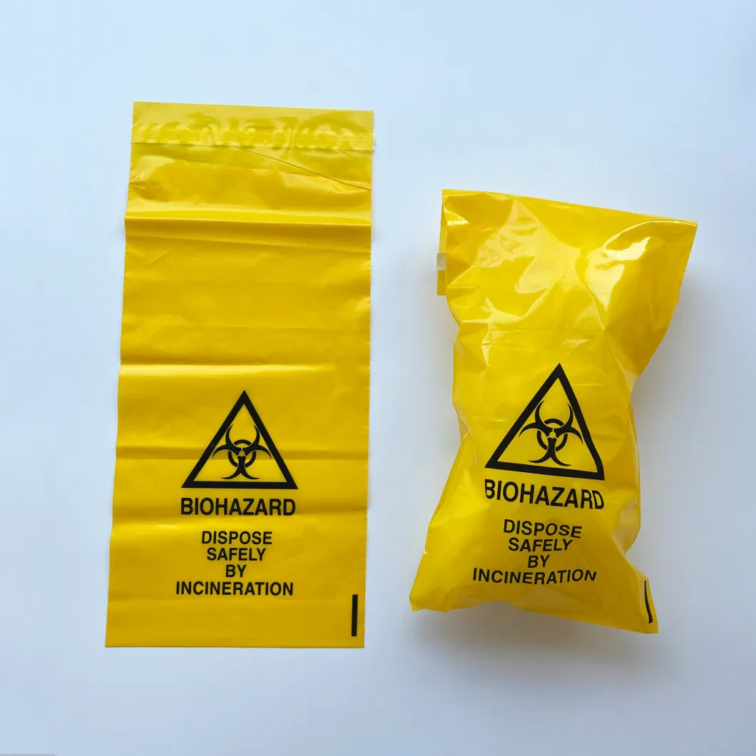 Customizable Disposable Medical Plastic Transport Biohazard Bag