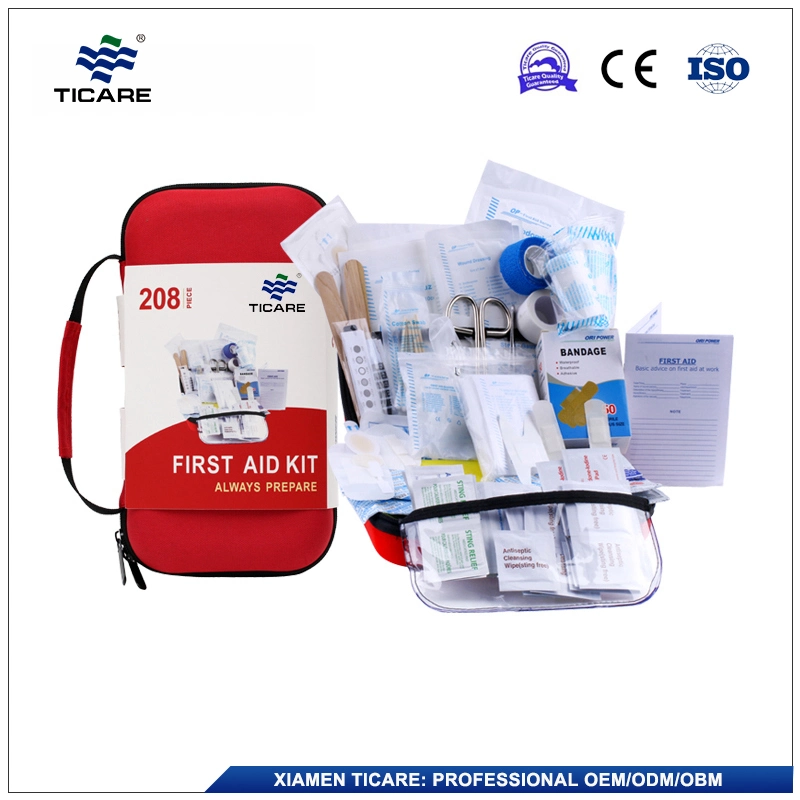 Portable EVA First Aid Kit for Outdoor Burns and Contusions Bag