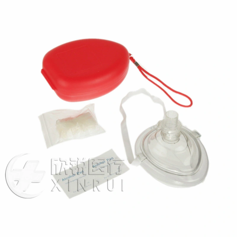 Disposable Medical First Aid PVC CPR Bag CPR Face Mask