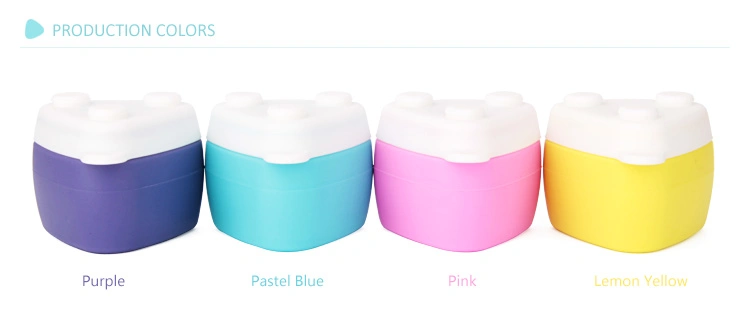 FDA Food Grade Silicone Waterproof Portable Medicine Pill Storage Box Organizer 30ml Mini Travel Case