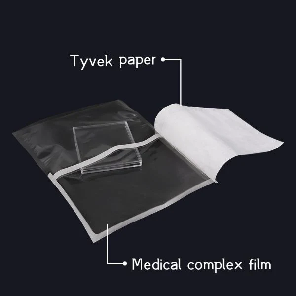 Medical Tyvek Header Pouch for Packing Surgical Growns and Drapes