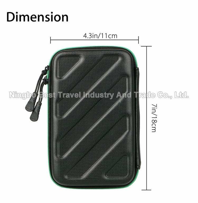 Travel Tool Electronics Accessories EVA Cable Storage Gadget Bag USB Cable Organizer Case