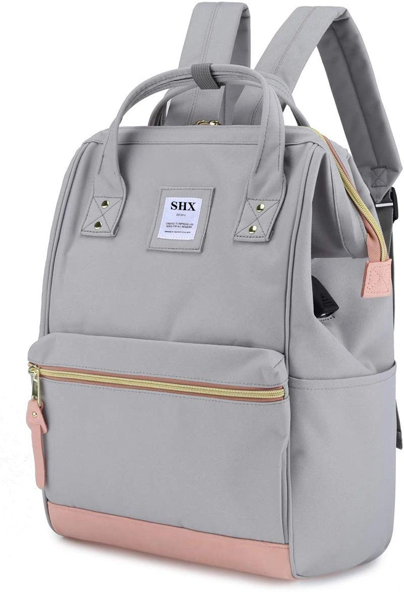 Travel Bag Handbags Laptop School Backpack with USB Charging Port 15.6 Inch Doctor Work Bag for Women&Men College Students