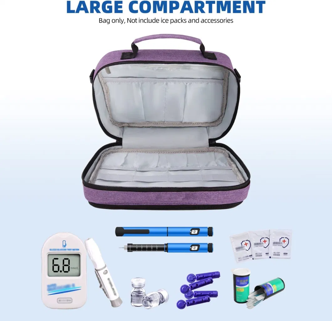 Insulin Cooler Travel Case with Shoulder Strap