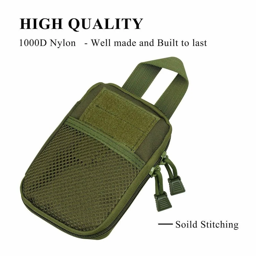 High Quality Small Molle Tactical Medical Individual First Aid Kit Ifak Pouch Bag for Outdoor Travel