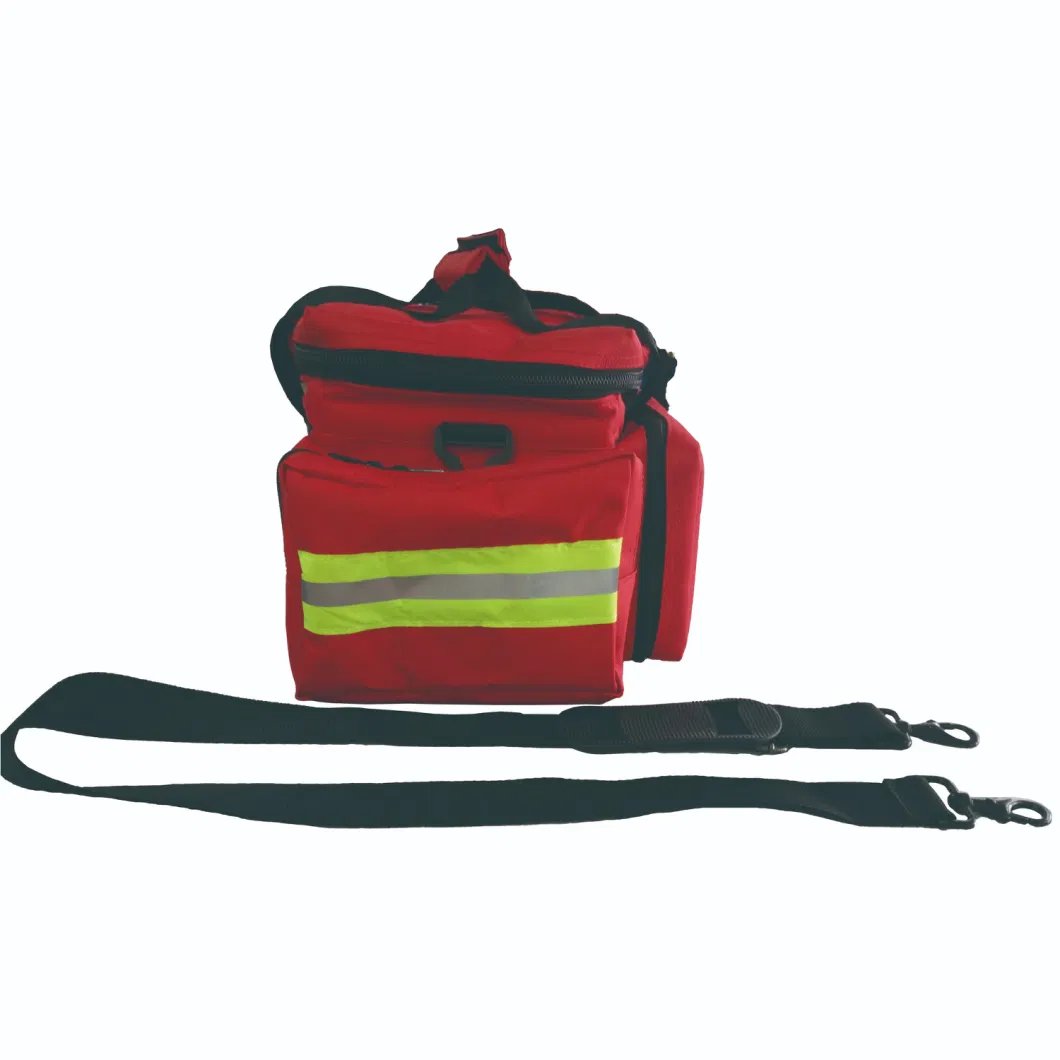 Red 600d Polyester Small Padded Trauma Bag /First Aid Kit/ Emergency Bag