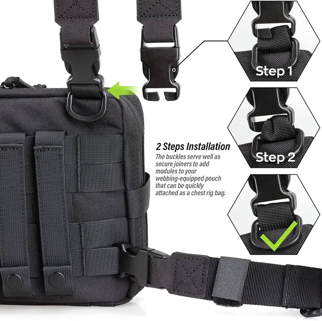 Utility Bag Molle Attachment Medical EMT Organizer with Map Pocket