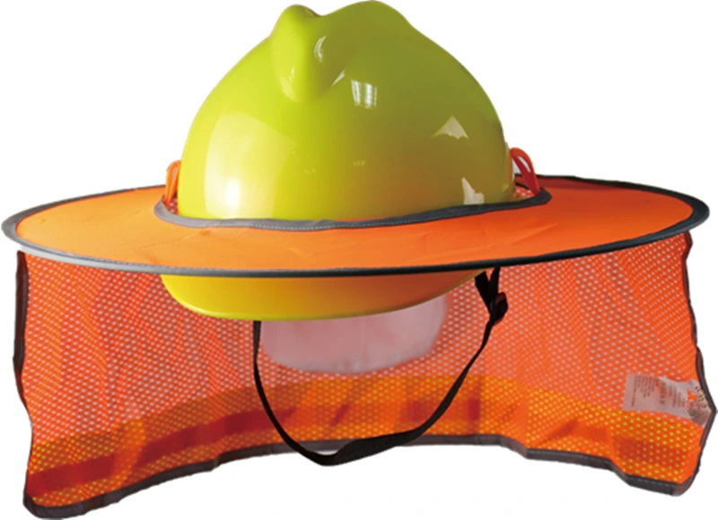 High Visibility Reflective Sun Hat Shield Cover for Helmet Dfc1004