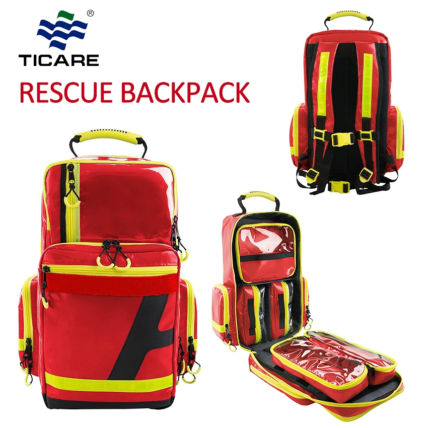 Custom Waterproof Outdoor Large Emergency Bag First Aid Kit Rescue Medical Backpack Full Medical Supplies