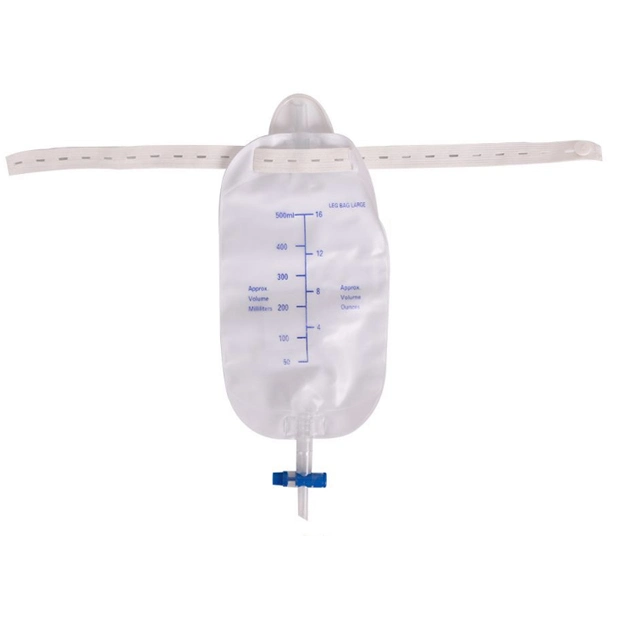 Disposable Medical Equipment Urine Bag with Cross Valve