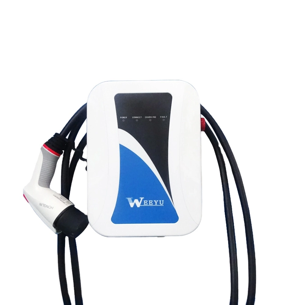 Weeyu Type 2 EV Car Battery Charger EV Charging Station with 7.5m Cable