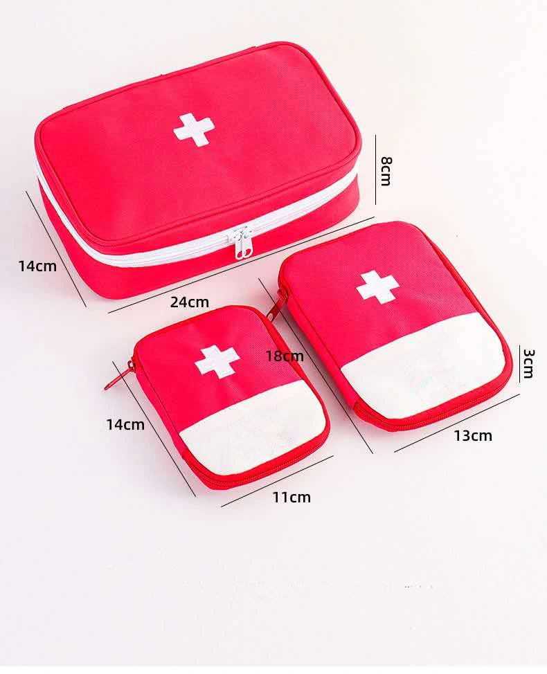 Custom 2024 Travel First Aid Bag Medicine Storage Bag Convenient for Home