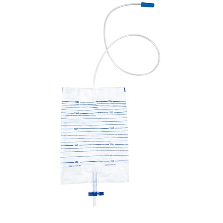 Disposable Large Capacity Medical Urine Bag with Non-Return Valve