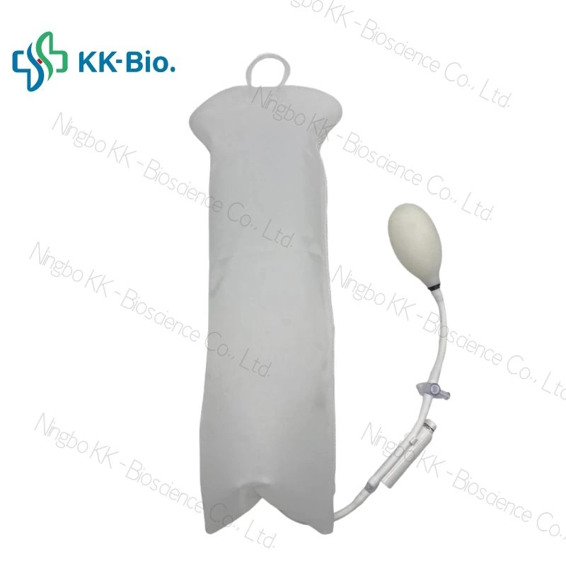 Medical Equipment 1000ml Disposable Manual Pressure Infusion Bag with Pressure Gauge or Pressure Pump