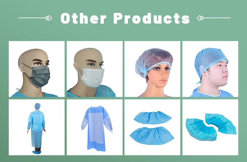 Surgical Disposable Non-Woven Nurse Hat Bouffant Head Cover Cap