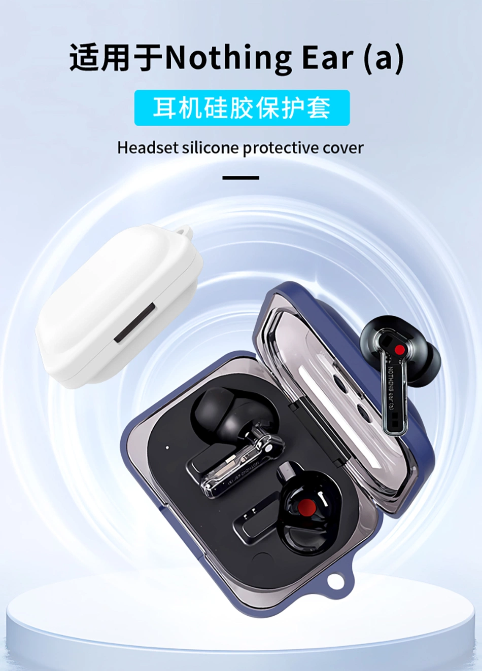 Hot Selling Headphone Protective Cover Silicone Bluetooth Earphone Case for Nothing Ear