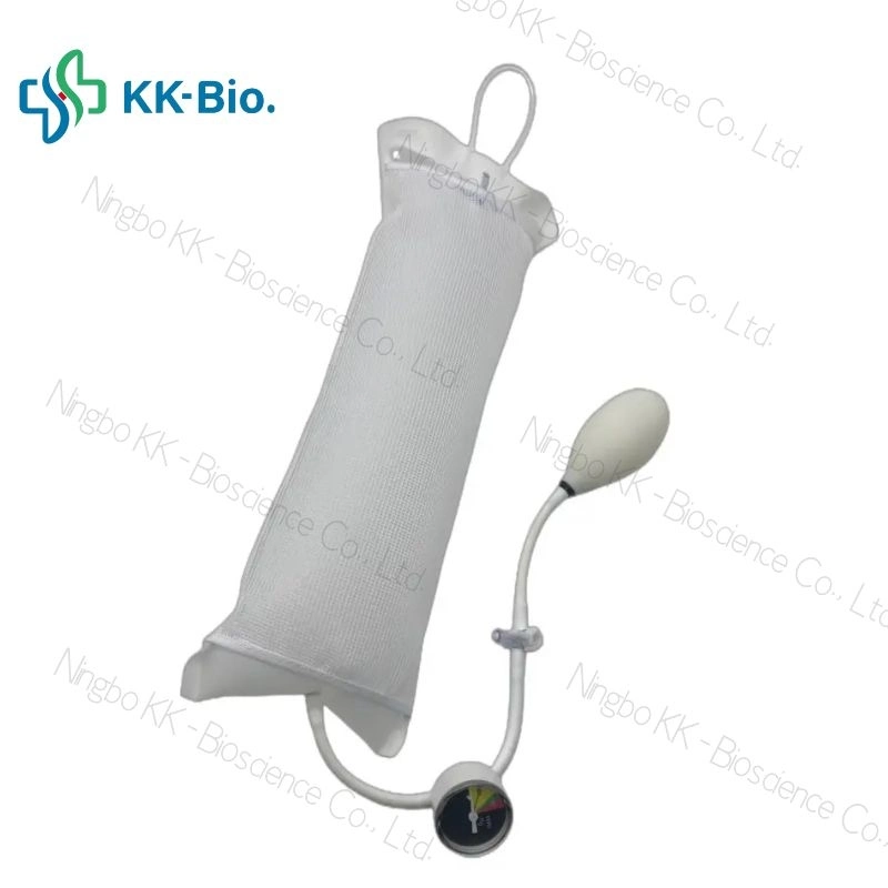 Medical Equipment 1000ml Disposable Manual Pressure Infusion Bag with Pressure Gauge or Pressure Pump