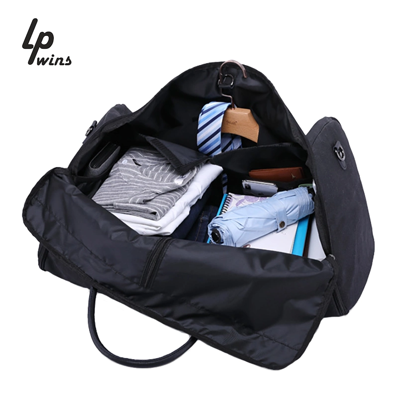 Custom Gym Sport Travel Bag with 2 Wet Pockets Foldable Tourism Duffle