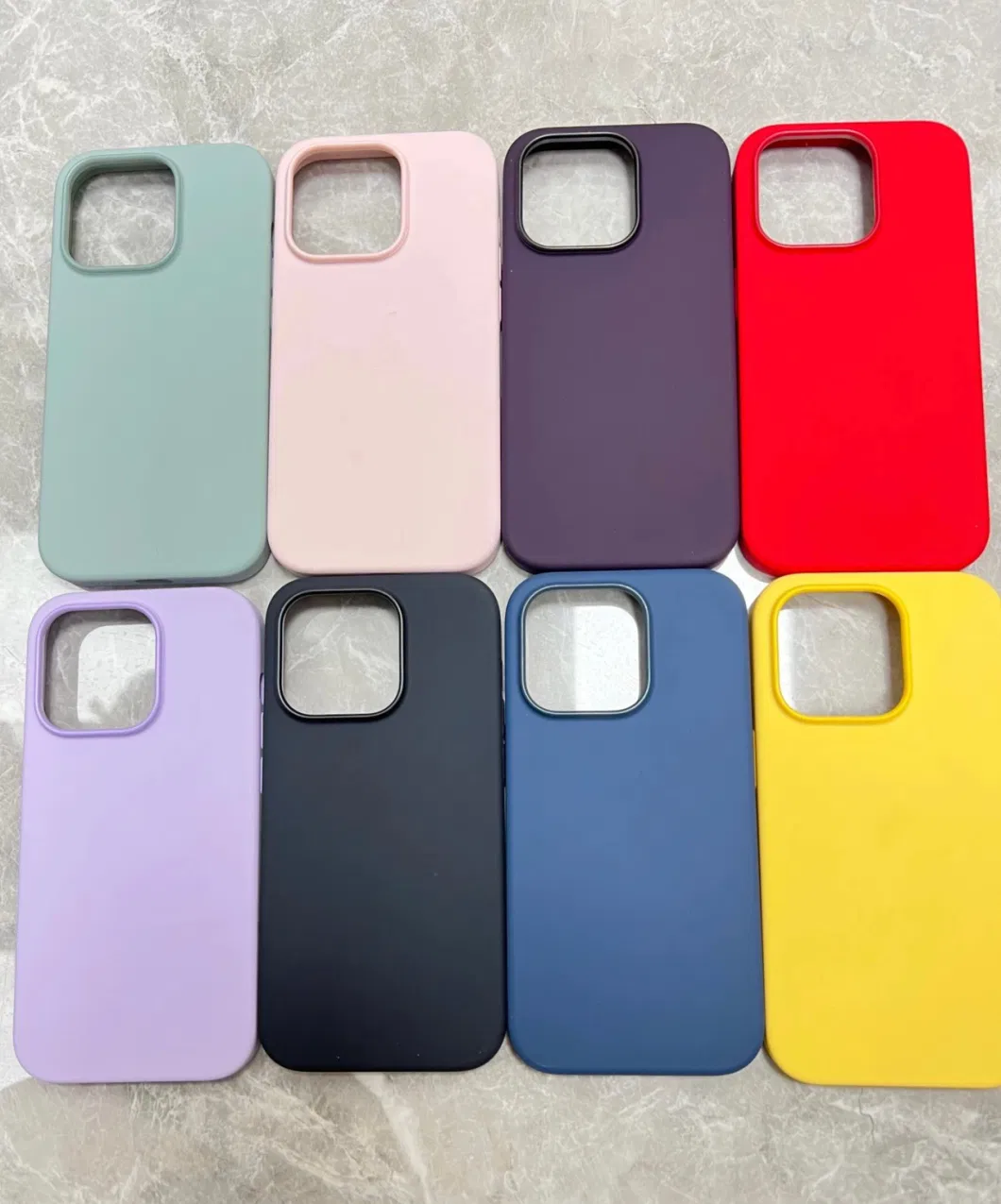 Wholesale Silicon Phone Case Colorful Soft Touch Liquid Silicon Phone Cover for iPhone 6/7/8/X/11/12/13/14/PRO/PRO Max