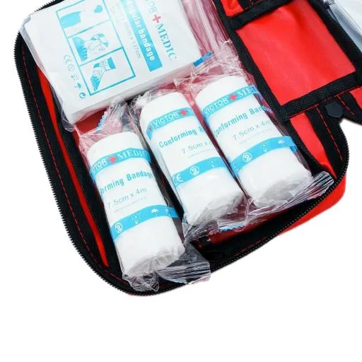 OEM ODM Red Cross Small Medical Kit First Aid Bag for Home Outdoorng