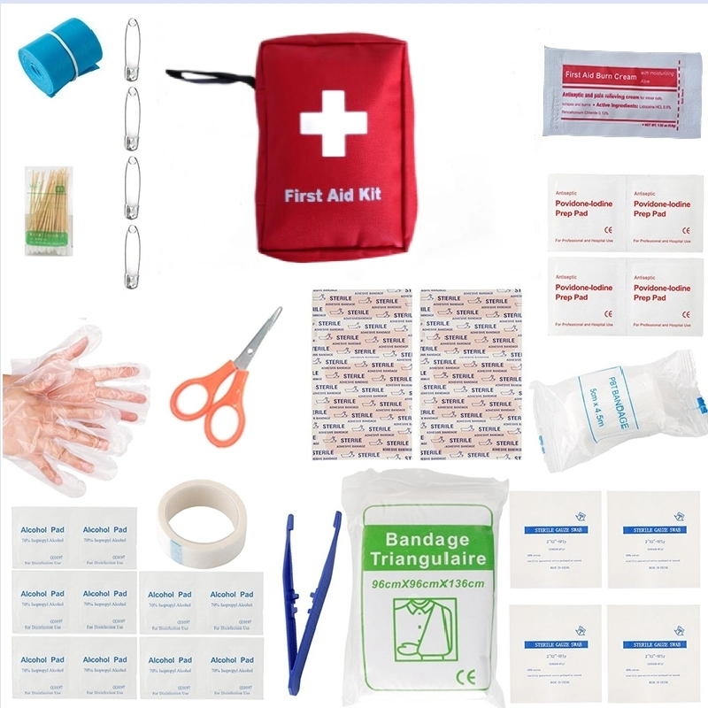 OEM ODM Red Cross Small Medical Kit First Aid Bag for Home Outdoorng