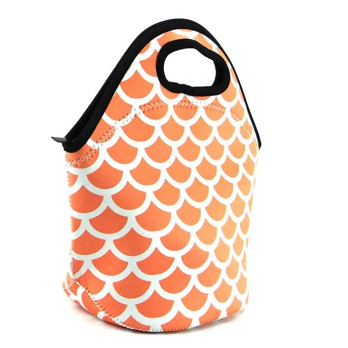 Baseball Printing Portable Waterproof Neoprene Cooler Lunch Bag