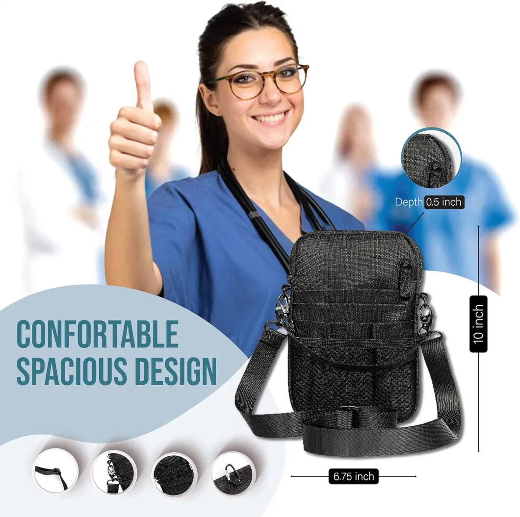 Stethoscopes Bandage Scissors Nurse Fanny Pack Medical Gear Pockets Bag