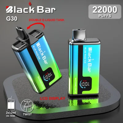 Two Liquid Tank Double Flavors Electronic Cigarette E Cig Shisha Hookah Pen No Nicotine Vape LCD 22000puffs E Cigarette Wholesale <a href='/disposable-vape/'>Disposable Vape</a>